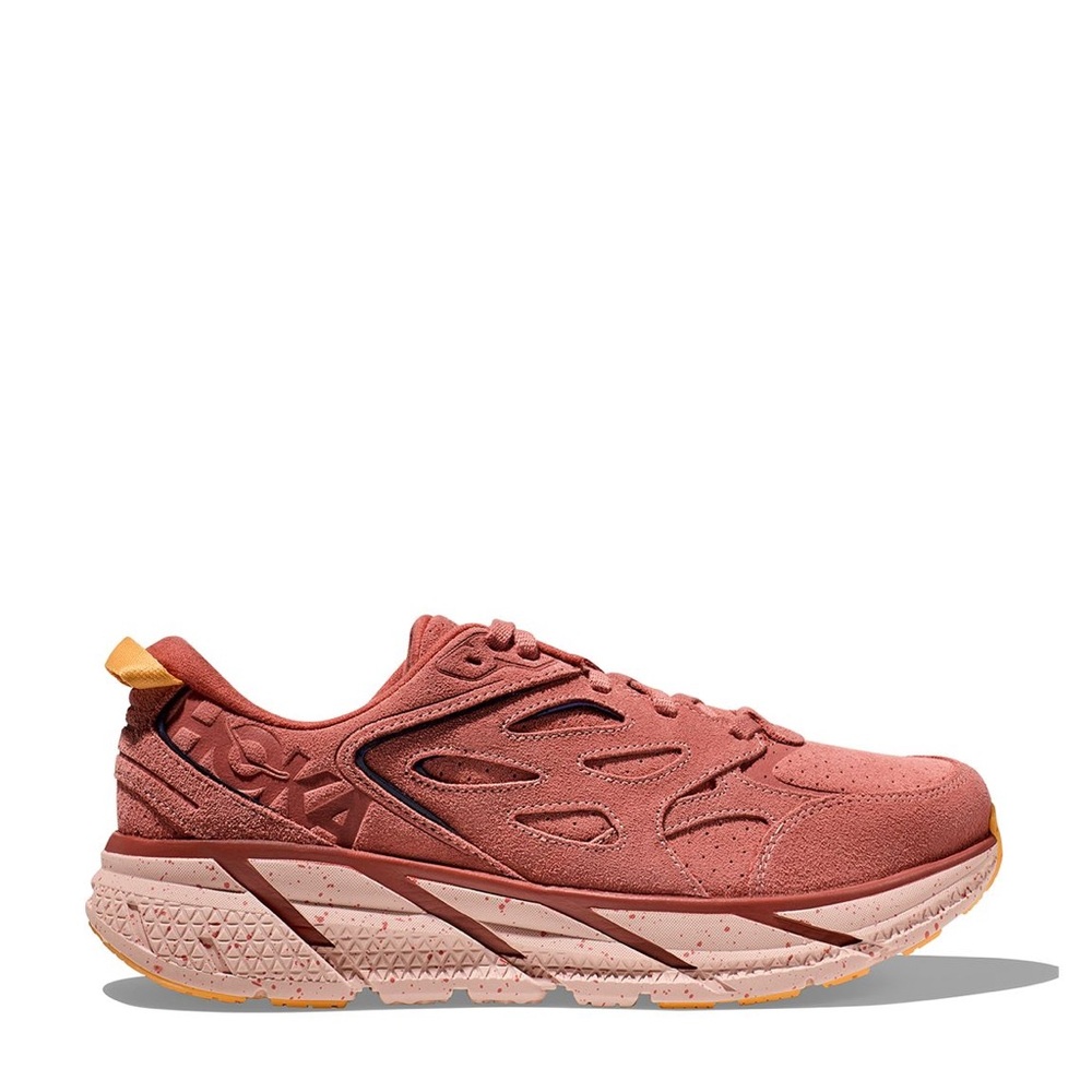 Hoka Women’s Athletic Shoe in Rosewood and Peach